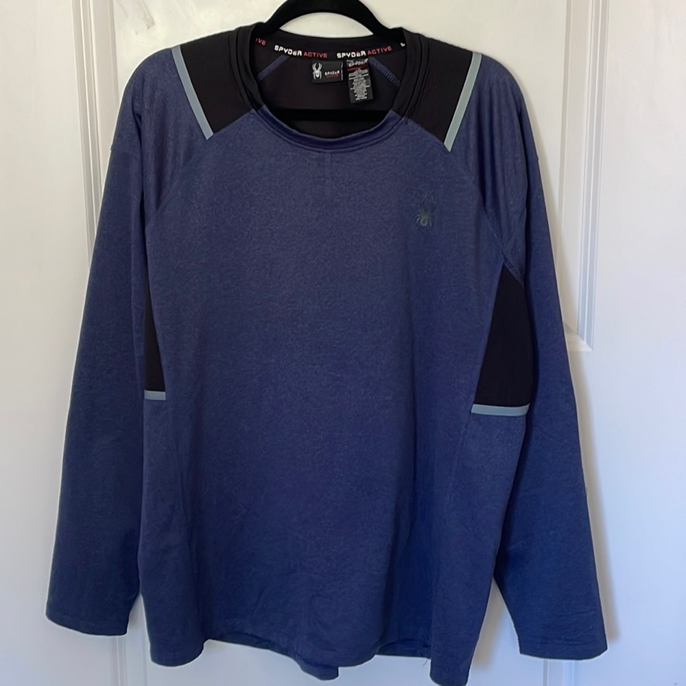 Spyder Men’s Active Blue Performance Top Large